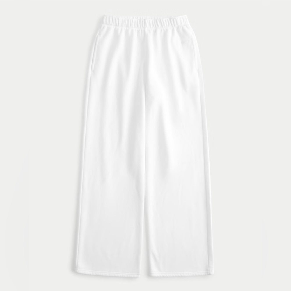 Hollister Feel Good Fleece Wide-Leg sweatpants. Size L